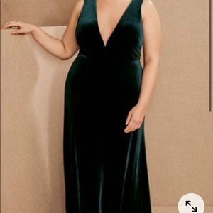 Jenny Yoo Logan Velvet Bridesmaid Dress